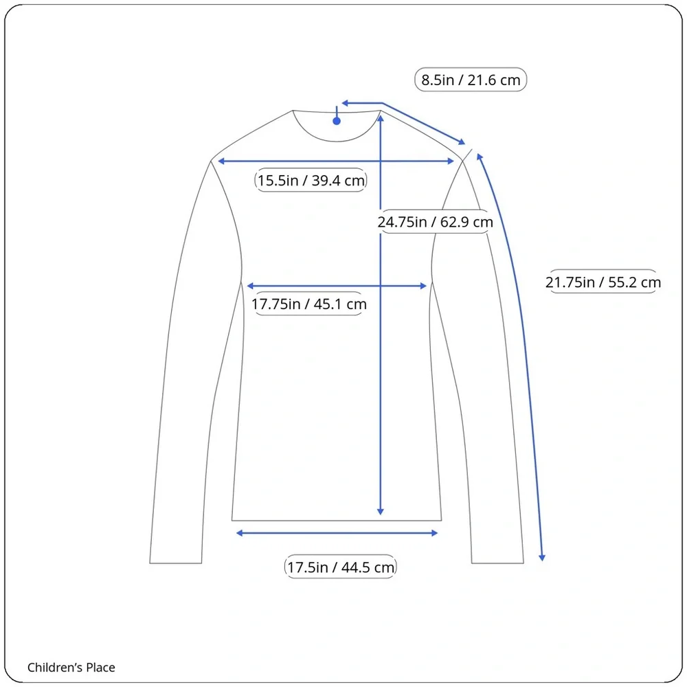 Children’s Place Boys Long Sleeve T-Shirt - Picture 6 of 6